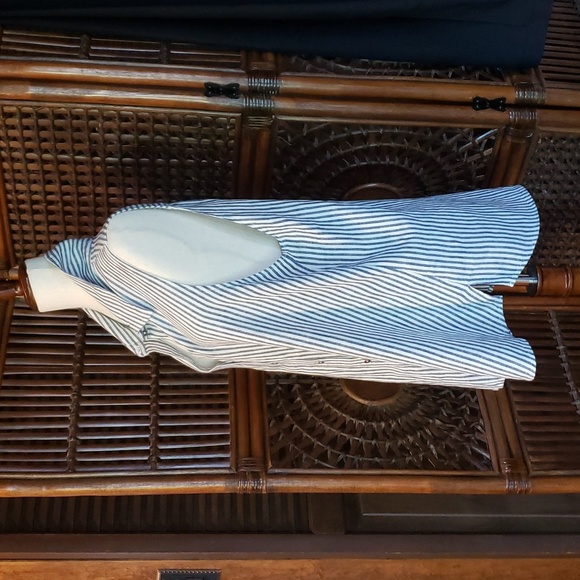 SPLENDID Sleeveless Button Front Striped Top Tunic XXL NWOT - Picture 9 of 12